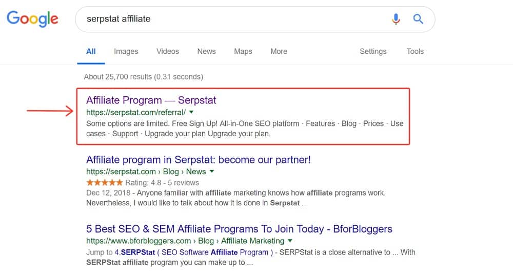 serpstat affiliate